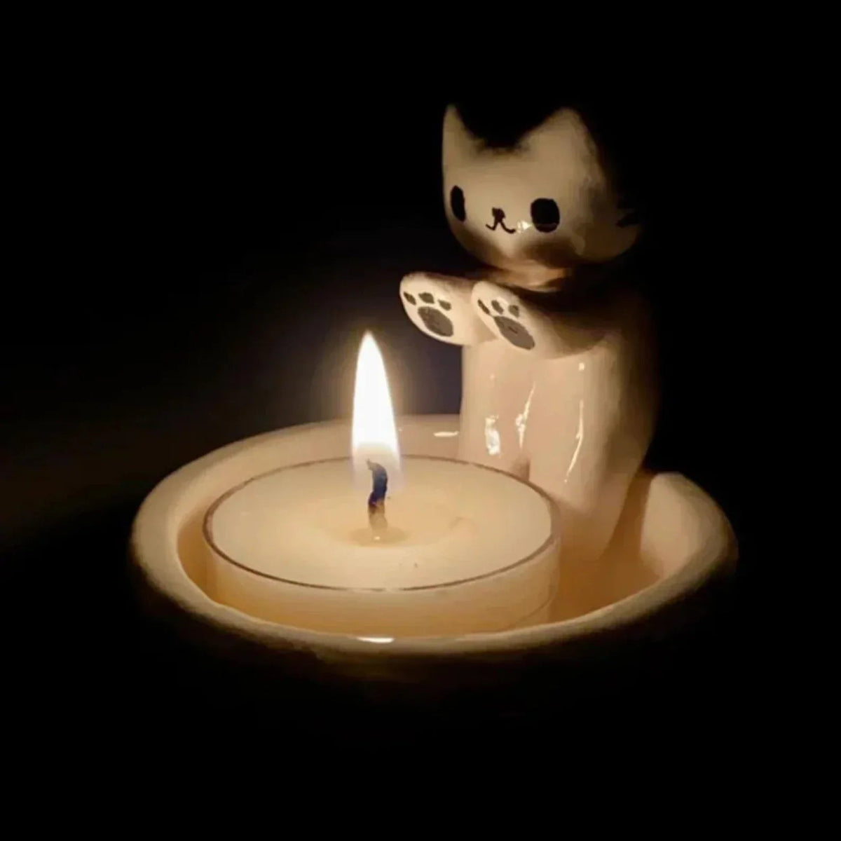 Cute Cat Candle Holders