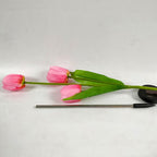 Solar Tulip Lawn Light Outdoor Garden LED Tulip Flower Light Ground Stake Landscape Light