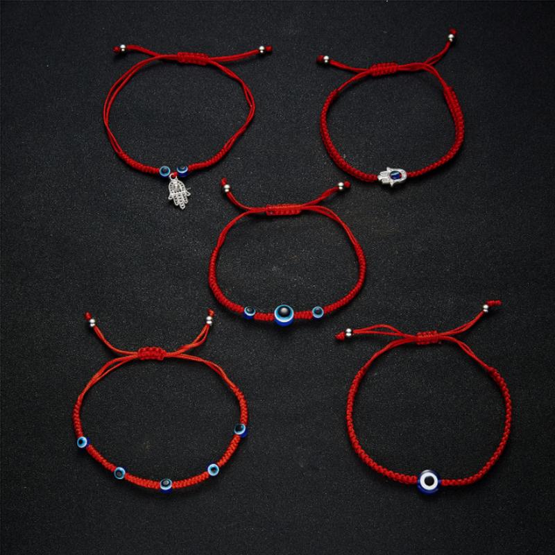 Handmade evil eye bracelet