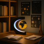 AstroGlobe LED World Globe – Floating Globe Lamp with Magnetic Suspension
