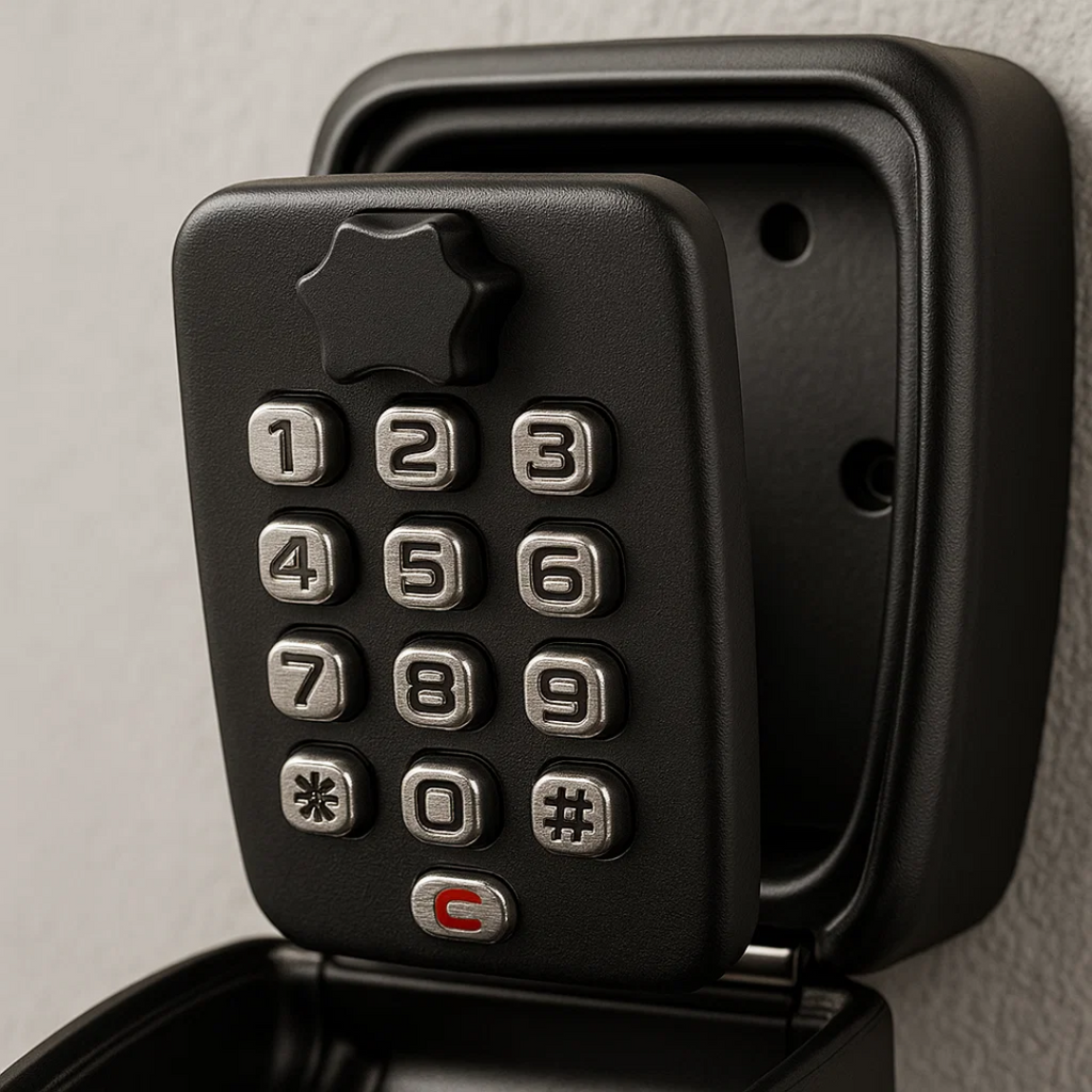 KeyGuard Outdoor Safe – Weatherproof Wall-Mounted Key Box