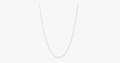 Silver 18" cable chain