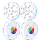 Underwater LED light with remote control – RGB multicolor pool lighting for bathrooms and ponds