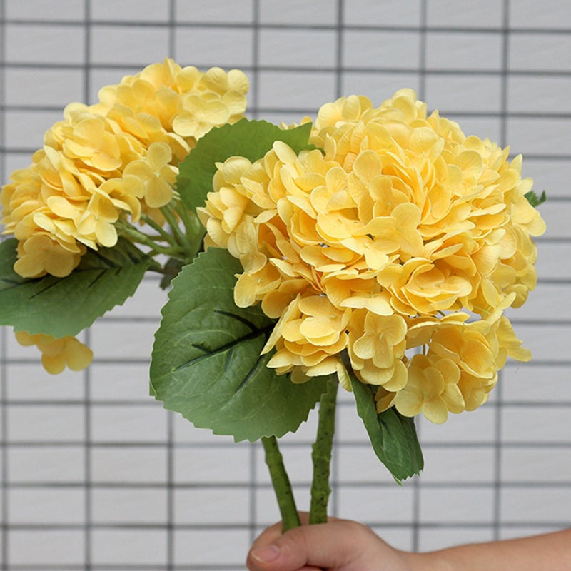 Artificial Hydrangea Flowers Outdoors