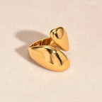 18k Chunky Droplet Wrap Around Ring