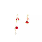 18K Gold-Plated Christmas Bell Earrings