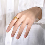 18k Minimal Melting Ring