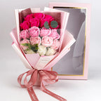 Romantic Soap Rose Bouquet Gift for Valentine’s Day