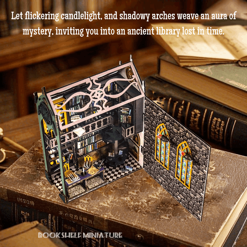 Ancient Library DIY Book Nook Kit