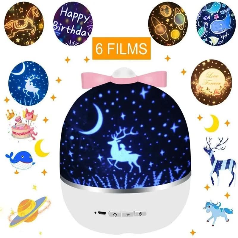 Magical star projector for the children's room