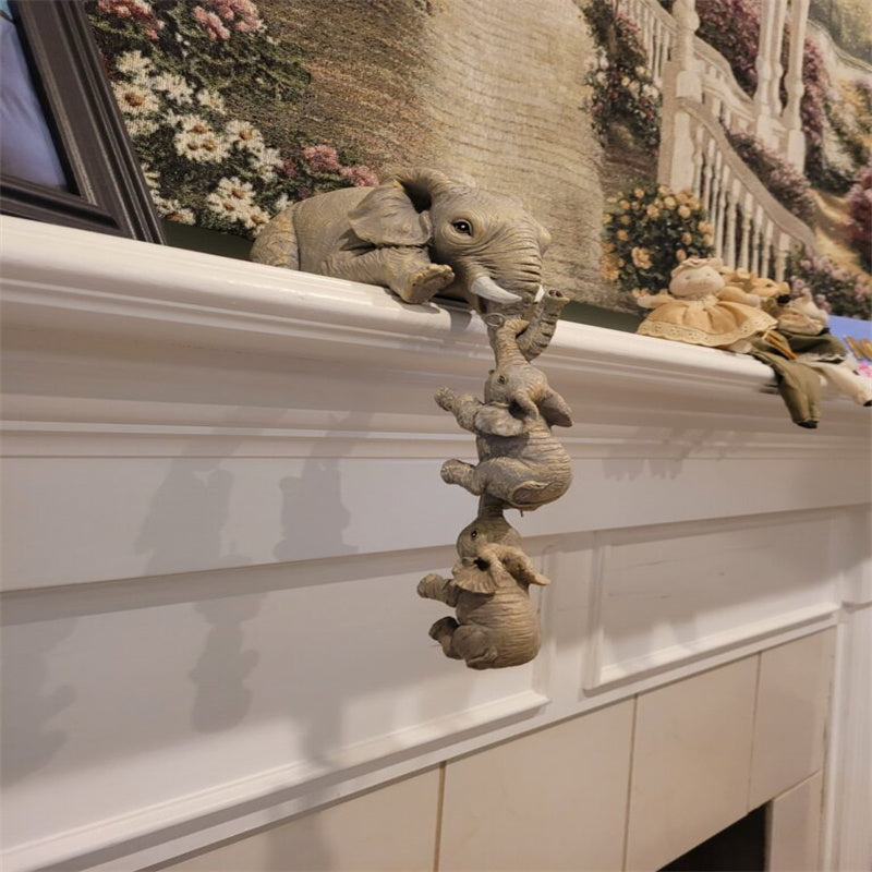 Parent-Child Elephant Decoration