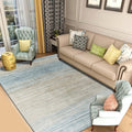 Solid color simple style rug polyester ombre area rug machine washable non-slip rug for the living room