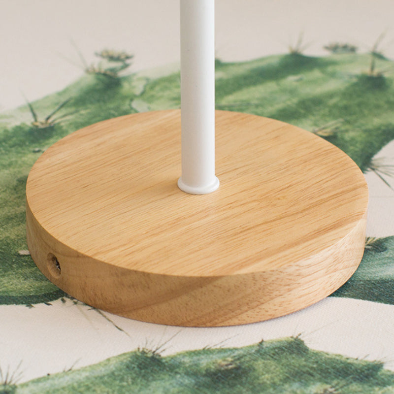 NordicDome - Metal and Wood Wall Lamp with Bird for the Children's Room