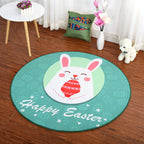 Cartoon Children's Mats Rug Dark Color Animal Land Rug Polyester Pet Friendly Non-Slip Rug