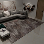 Dark Cyberpunk Style Rug Polypropylene Tie Dye Printed Abstract Rug Non-Slip Back Washable Carpet for Room