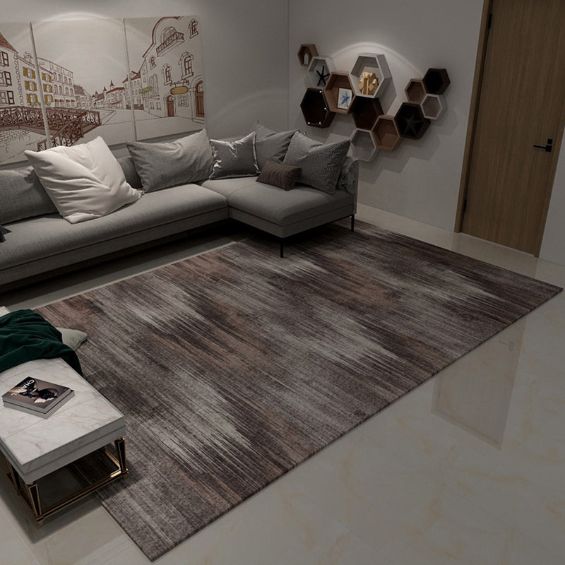 Dark Cyberpunk Style Rug Polypropylene Tie Dye Printed Abstract Rug Non-Slip Back Washable Carpet for Room