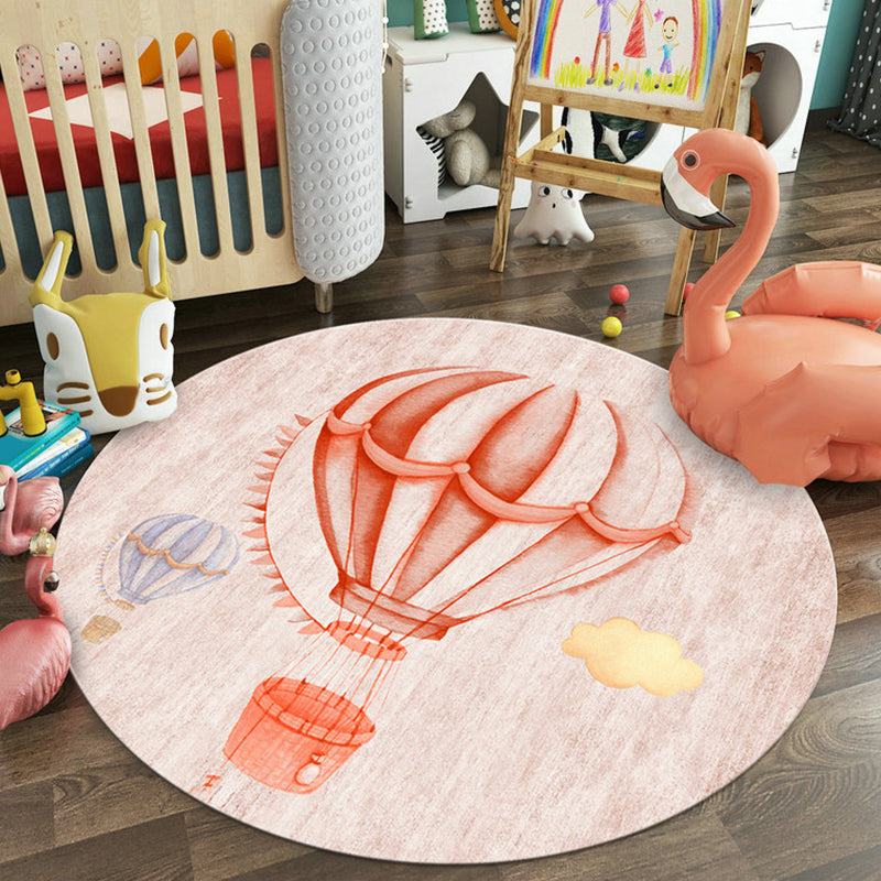 Kids Wonderland Carpet Multicolor Polypropylene Rug Non-slip Pet-friendly Rug for Children's Room