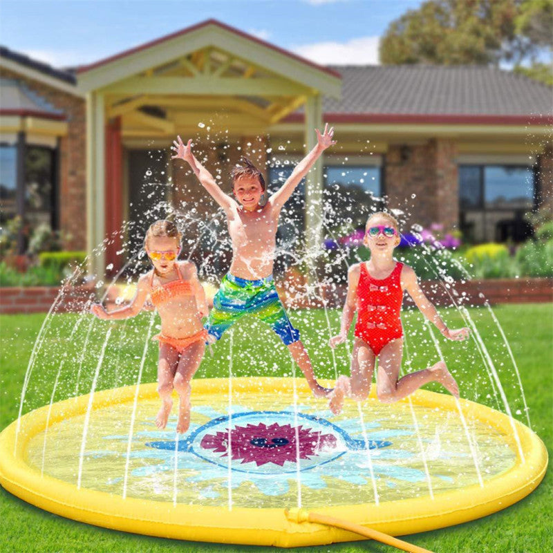 Shark Splash Sprinkler Mat for Kids – Inflatable Water Mat