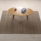 Simple Rural Rug Brown Solid Color Rug Pet Friendly Washable Non-Slip Rug for the Living Room
