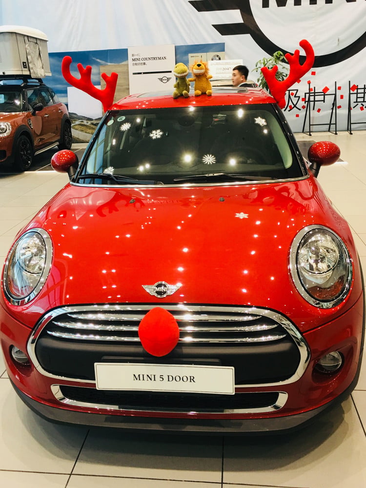 Funny Christmas Car Antlers Decoration