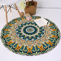 Classic Southwest Carpet Blue and Green Americana Carpet Polyester Non-Slip Back Carpet for Living Room