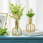 Gold Cage Vase