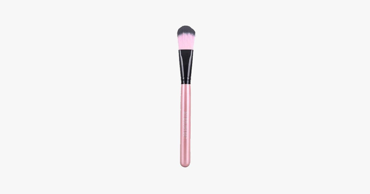 Foundation Brush with highly versatile shape for sponge puff - Soft, gentle, and perfect blending brush