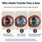Magnetic Mechanical Kitchen Timer