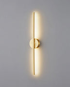 Modern Linear LED Wall Lamp - Gold
