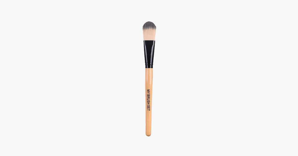 Foundation Brush with highly versatile shape for sponge puff - Soft, gentle, and perfect blending brush