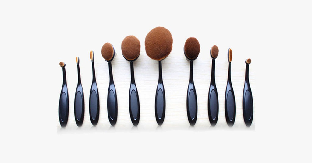 Oval Brush Ten Piece Set
