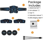 Abdominal muscle training with EMS fitness devices
