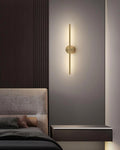 Modern Linear LED Wall Lamp - Gold