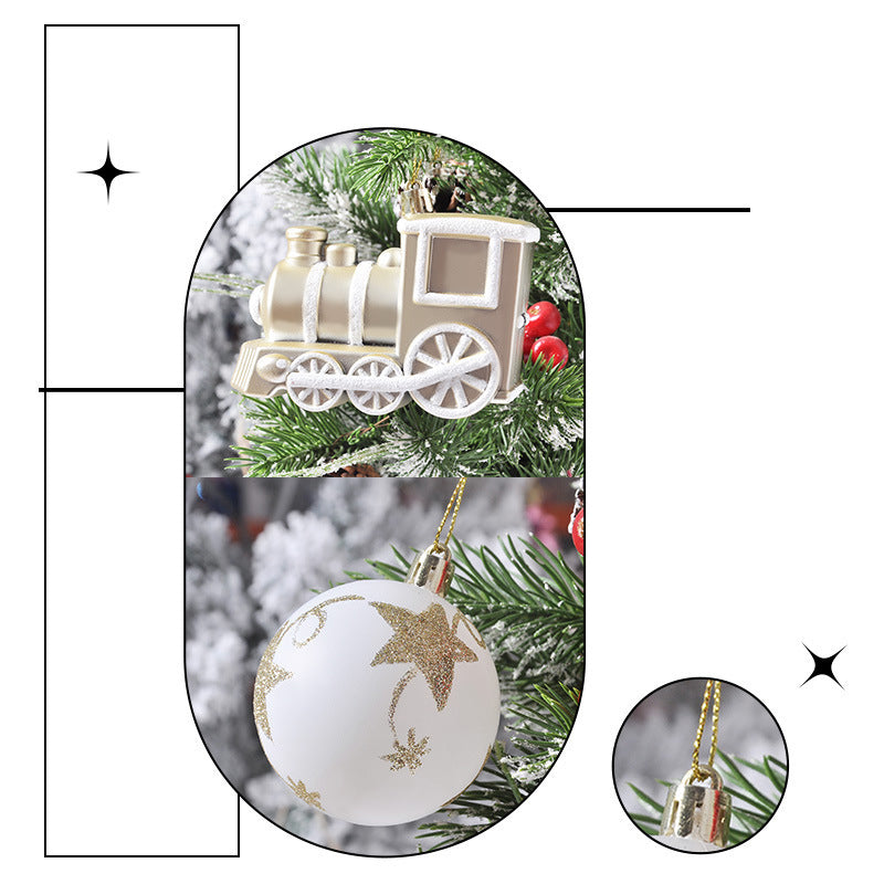 Christmas Ball Ornaments with Hanging Hooks, Multi-Piece Sets