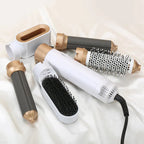 5-in-1 Hair Styler | Auto Curler, Blow Dryer & Flat Brush for All Hair Types at Home