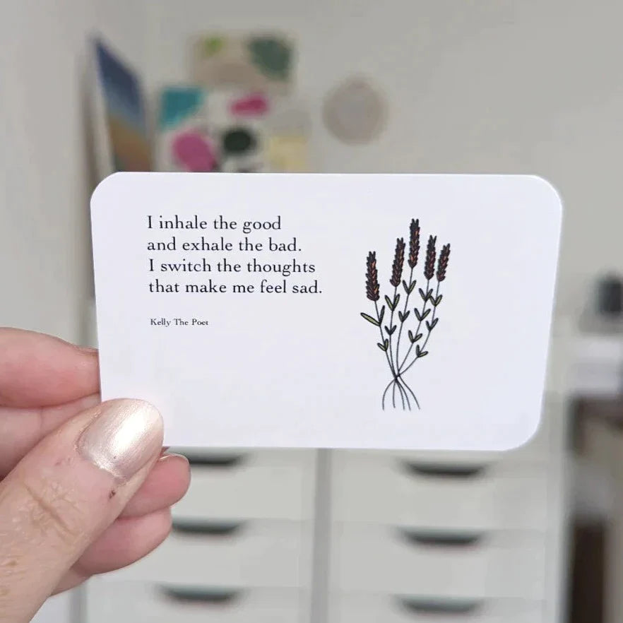 Anxiety-reducing Pocket Poetry