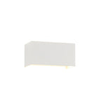 Modern waterproof rectangular LED wall light for outdoor use with up and down lighting