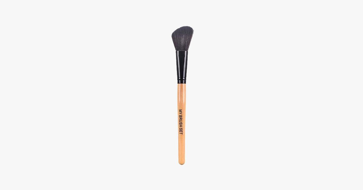 Precision Angled Contour Brush - Provides Professional Contouring and Coverage