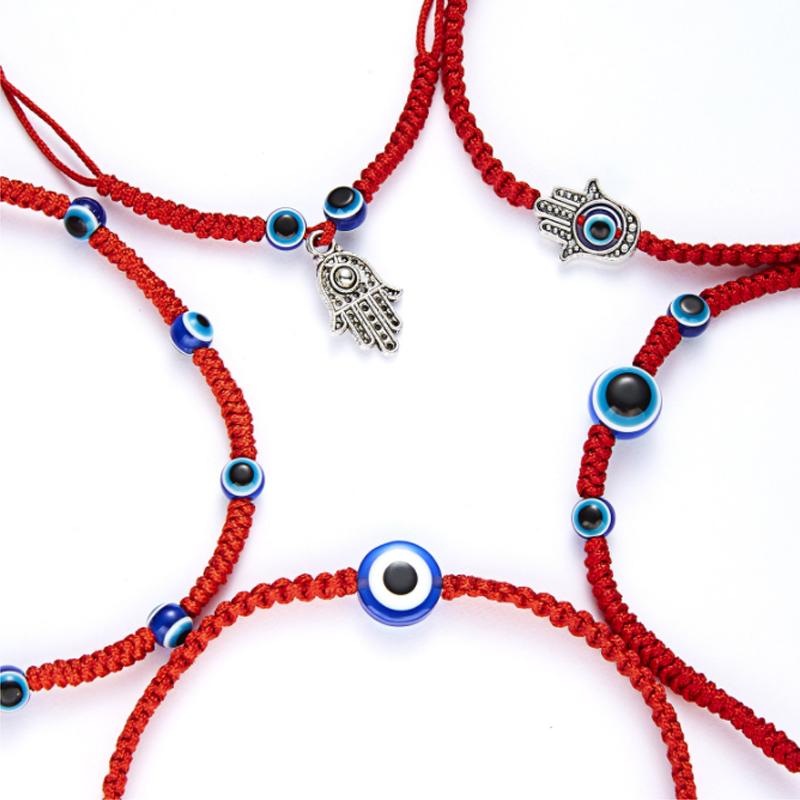 Handmade evil eye bracelet