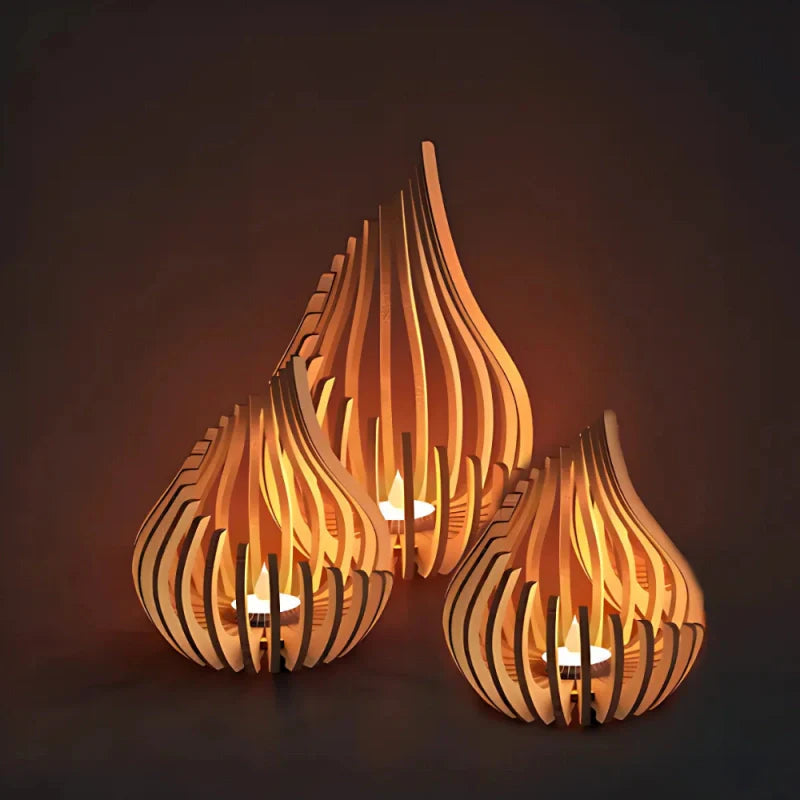 GlimmerDrop Candle Holder
