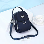 Women's Waterproof Nylon Shoulder Bag with Detachable Strap