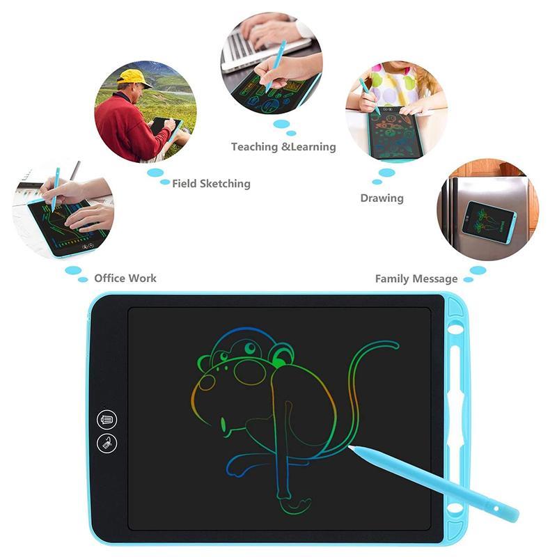Partially erasable LCD writing board