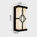 LumeRadar | Modern LED outdoor wall light with IP65 & radar sensor