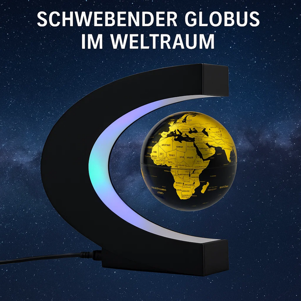 AstroGlobe LED World Globe – Floating Globe Lamp with Magnetic Suspension