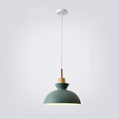 AuroraLite Nordic Pendant Light | Metal Design | 1-Light | Modern Color Options