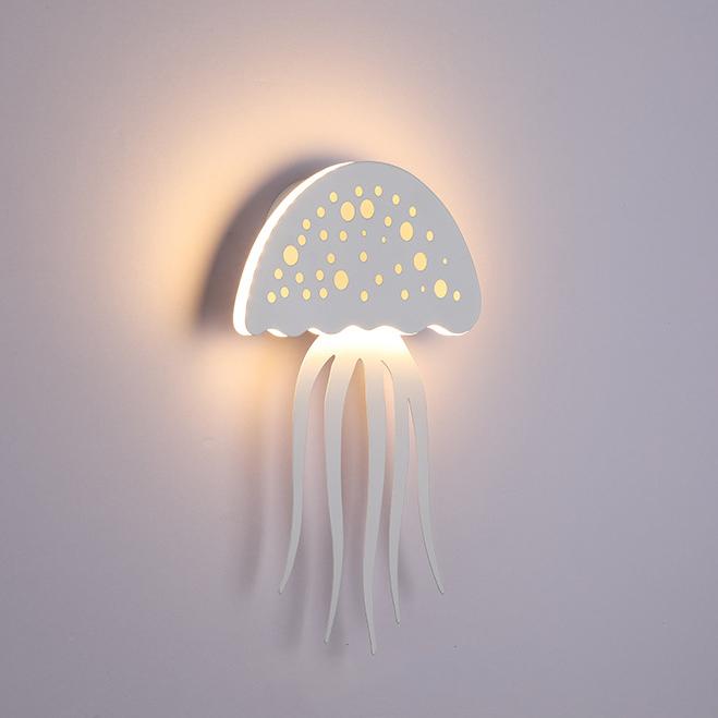 Modern creative 1-Light LED Jellyfish Wall Light