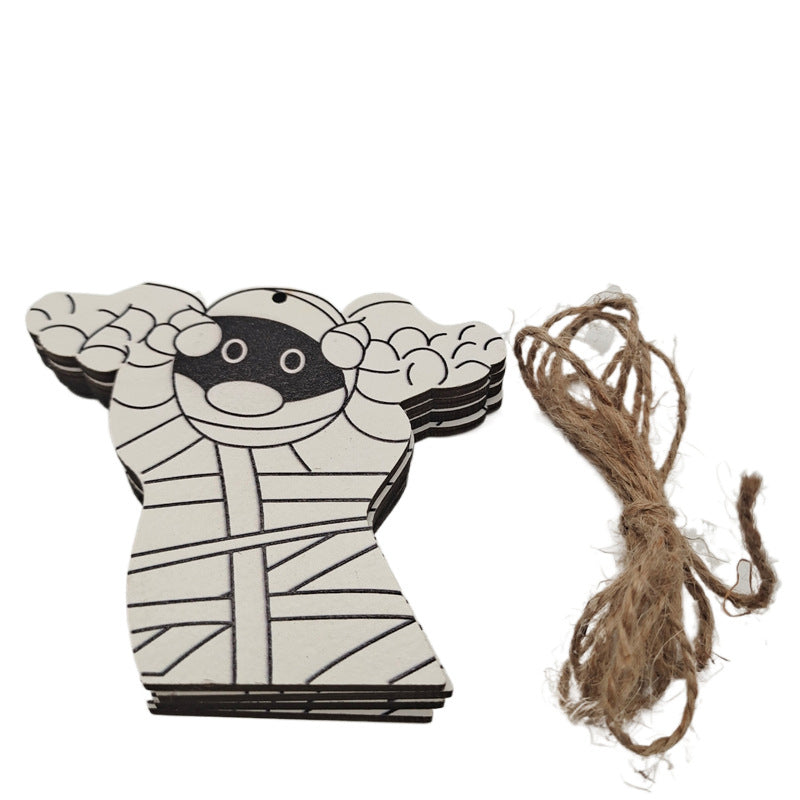 Natural wood large pendant