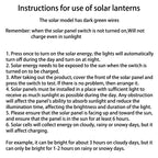 Modern Art Deco Solar Waterproof Fabric Lantern Ball LED String Lights Outdoor Landscape Lights For Outdoor Patio