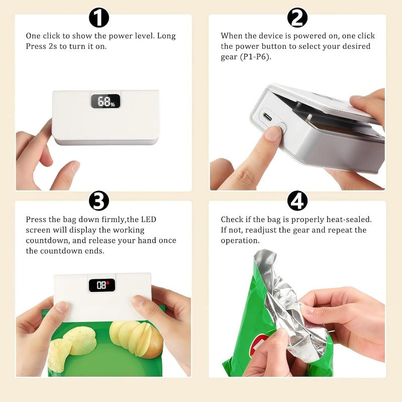 Smart Rechargeable Bag Sealer