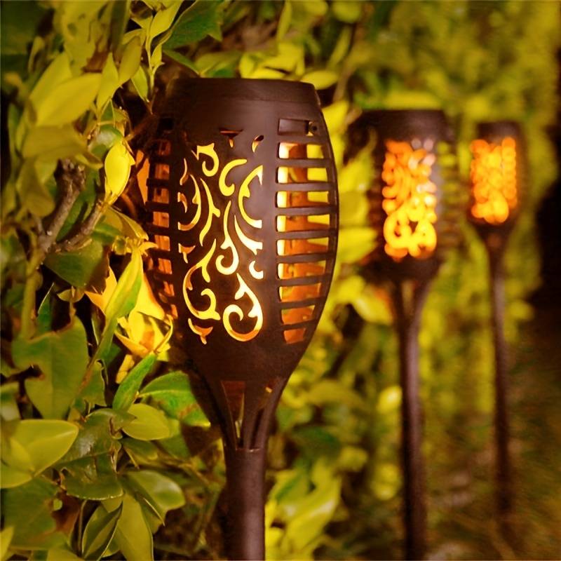 Magical Solar Garden Torch with Flame Effect